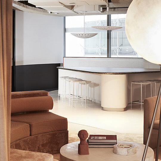Interior photograph of Johnson Partners by Prue Ruscoe