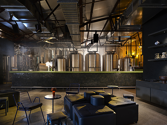 Interior photograph of Atomic Beer Project by Anson Smart 