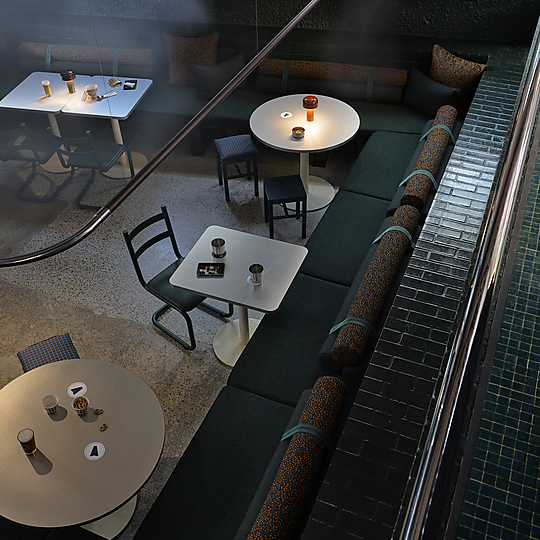 Interior photograph of Atomic Beer Project by Anson Smart 