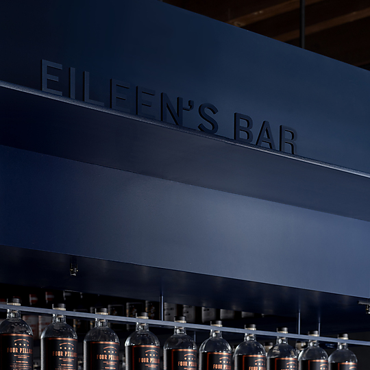 Interior photograph of Four Pillars Laboratory - Eileen's Bar by Anson Smart 