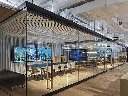Interior photograph of F+P Studio by Mark Syke