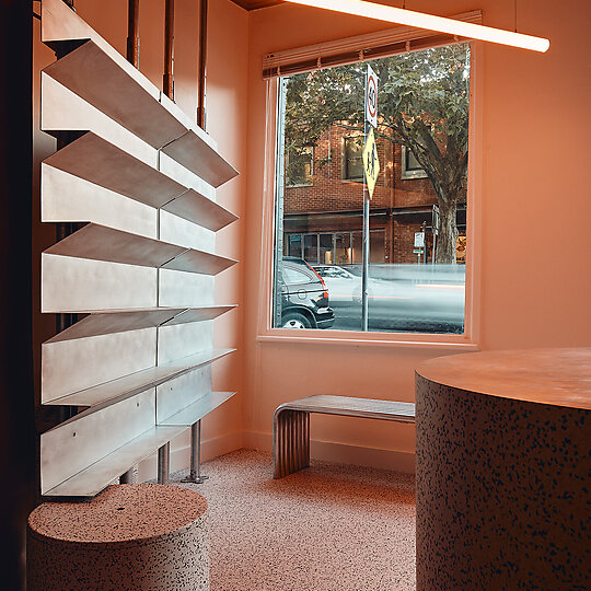 Interior photograph of Finesse by Peter Bennetts