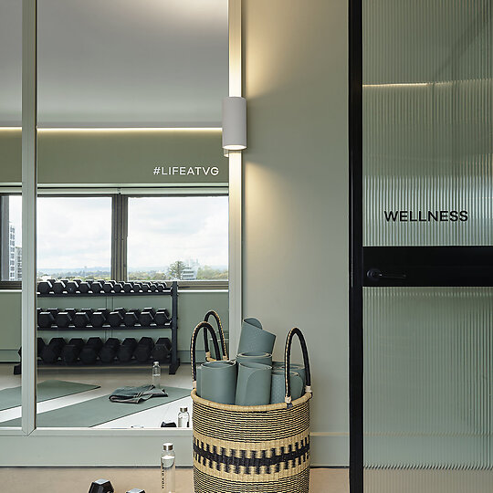 Interior photograph of Vida Glow HQ by Anson Smart