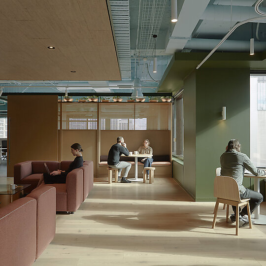 Interior photograph of The Club House @ Queen and Collins by Tom Ross