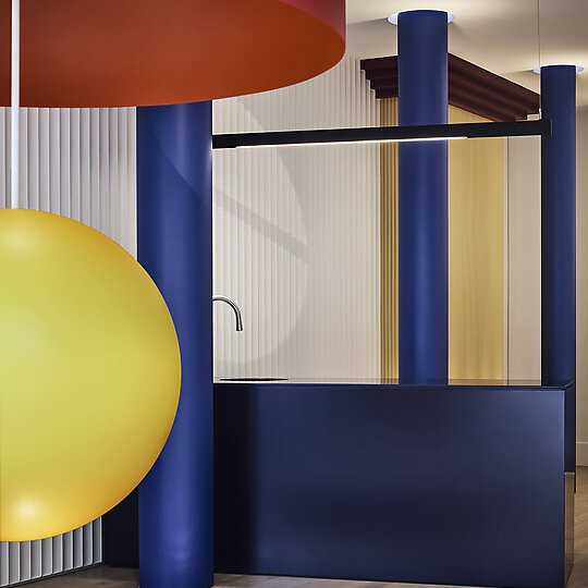 Interior photograph of Lux/fx Lighting Studio by Sharyn Cairns