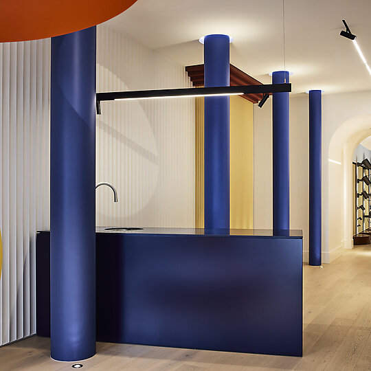 Interior photograph of Lux/fx Lighting Studio by Sharyn Cairns
