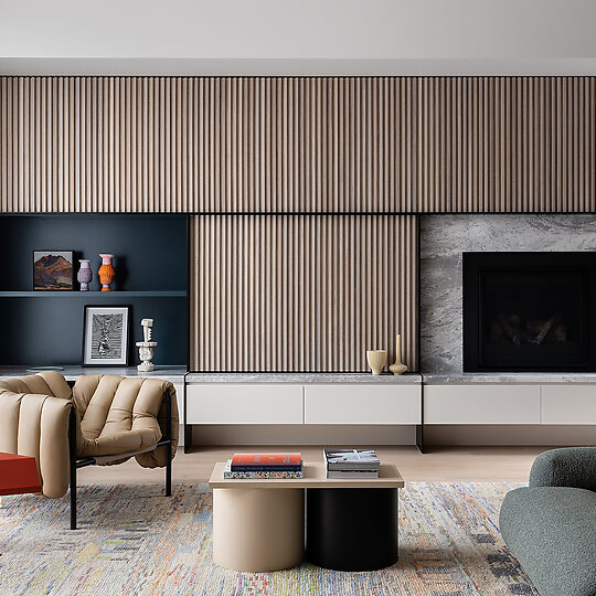 Interior photograph of GRID HOUSE by Photographer: Timothy Kaye, Stylist: Bea Lambos (Bea & Co)