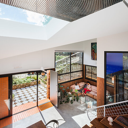 Interior photograph of Stable House by Kat Lu