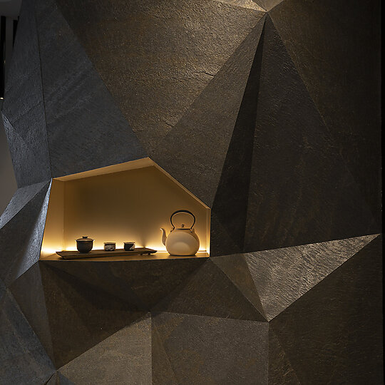 Interior photograph of Yugen Tea Bar by Marcel Aucar