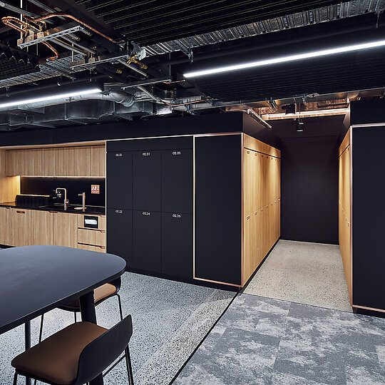 Interior photograph of Built Head Office by Toby Peet