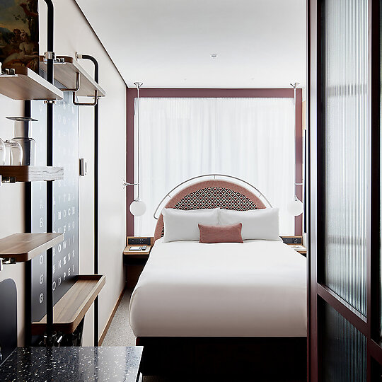 Interior photograph of Ovolo South Yarra Hotel by Sean Fennessy