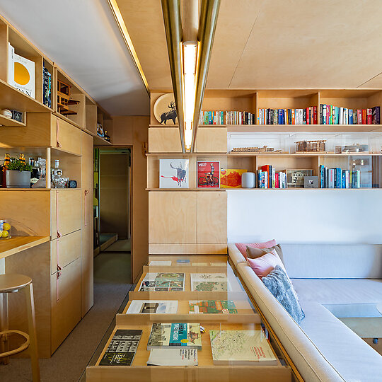 Interior photograph of beaCHalet by Guy Wilkinson Photography