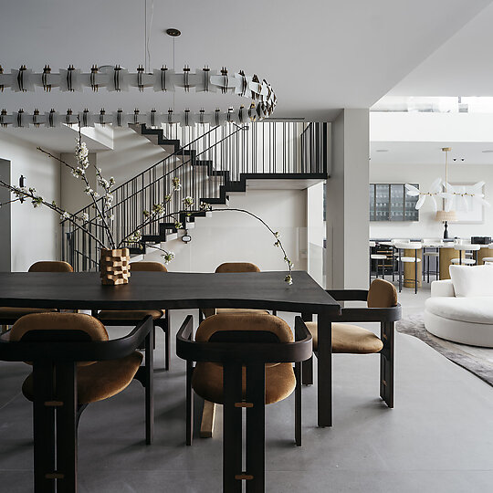 Interior photograph of Residence R by Felix Forest