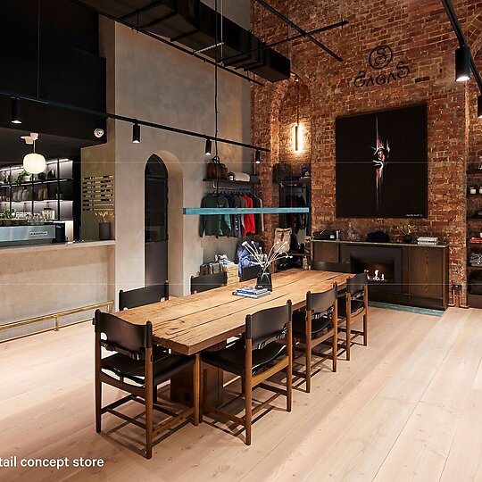 Interior photograph of Olderfleet, 477 Collins Street by John Gollings