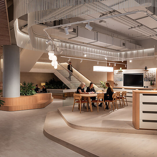 Interior photograph of ABN Headquarters, Leederville by Dion Robeson