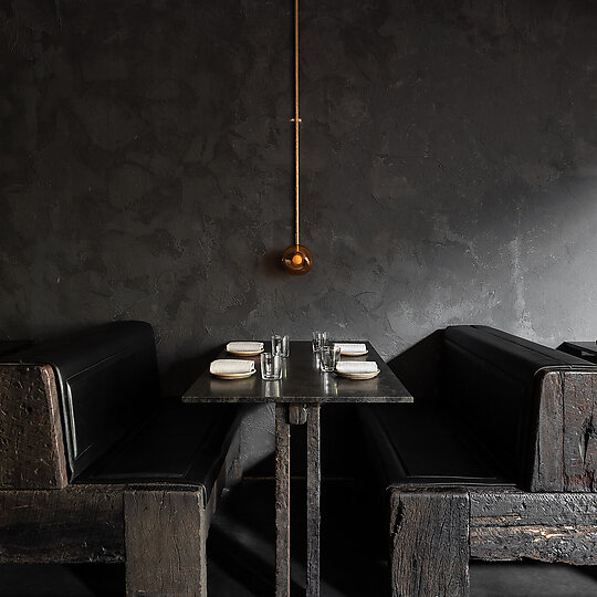 Interior photograph of Arkhé by Timothy Kaye