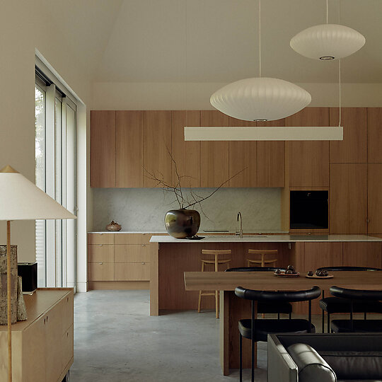 Interior photograph of Courtyard House by Tom Ross