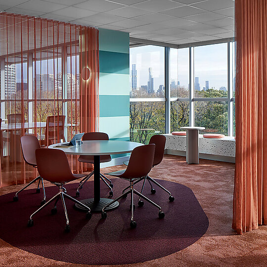 Interior photograph of Burnet Institute by Peter Clarke Photography