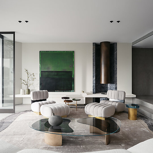 Interior photograph of Residence R by Felix Forest