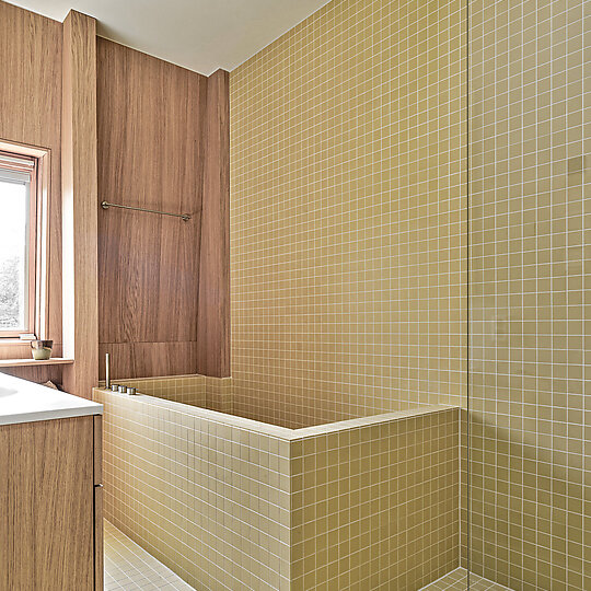 Interior photograph of Den Tex Apartment by todays brew