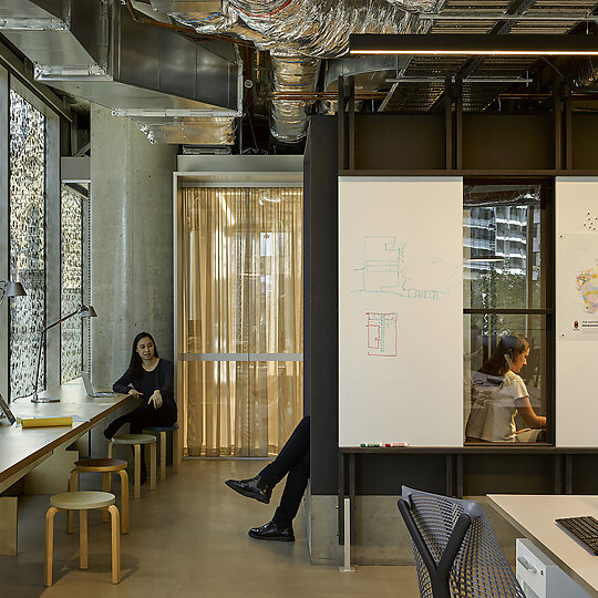 Interior photograph of BVN Brisbane Studio by Christopher Frederick-Jones