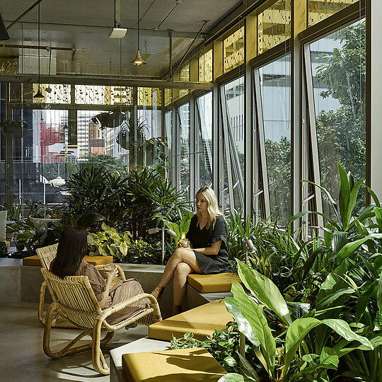 Interior photograph of BVN Brisbane Studio by Christopher Frederick-Jones