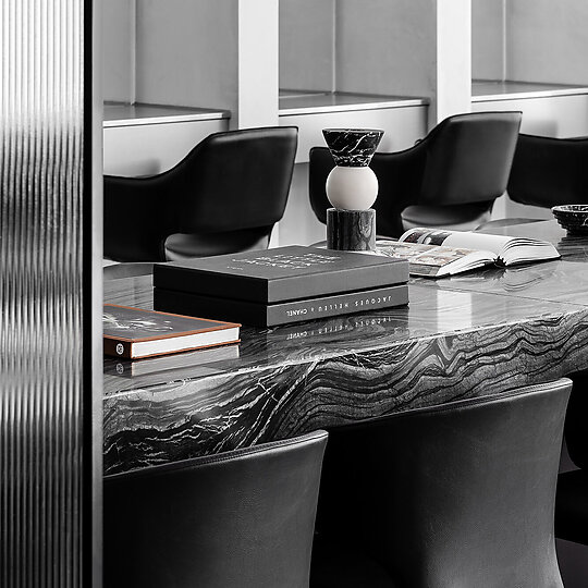 Interior photograph of COLE HAIR by Timothy Kaye