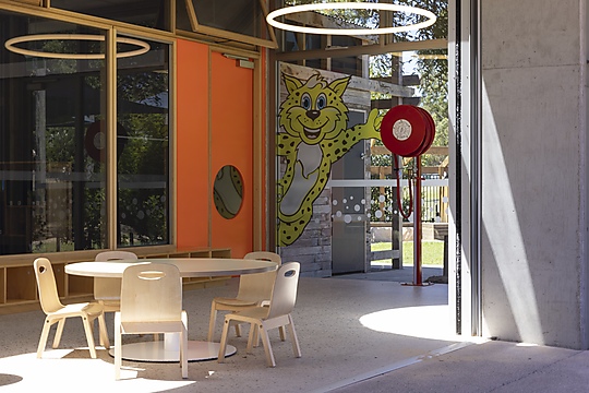 Interior photograph of Rouse Hill Chilcare by Ross Honeysett