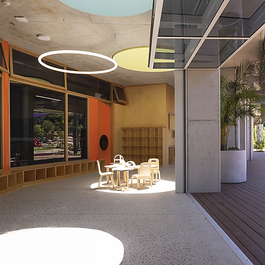 Interior photograph of Rouse Hill Chilcare by Ross Honeysett