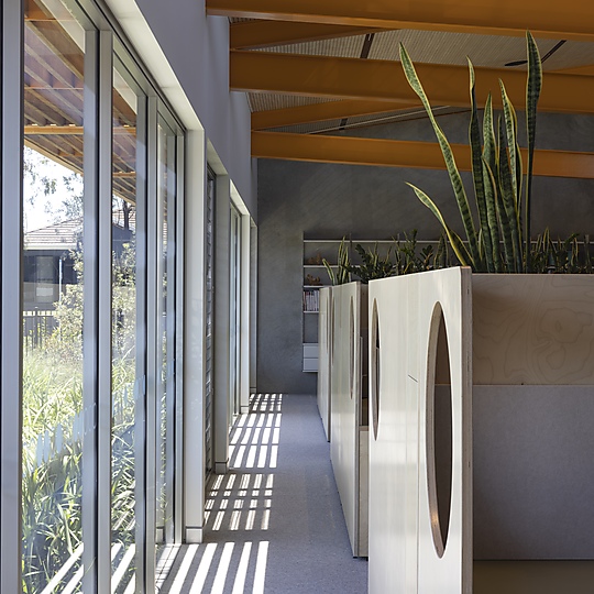 Interior photograph of Rouse Hill Chilcare by Ross Honeysett