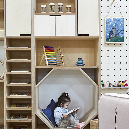 Interior photograph of Cheltenham Early Education Centre by Pablo Veiga