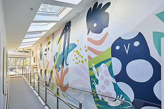 Interior photograph of Cheltenham Early Education Centre by Pablo Veiga