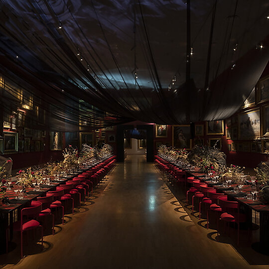 Interior photograph of NGV Gala 2022 by Marcel Aucar