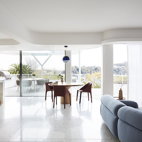 Interior photograph of Harbour House by Prue Ruscoe