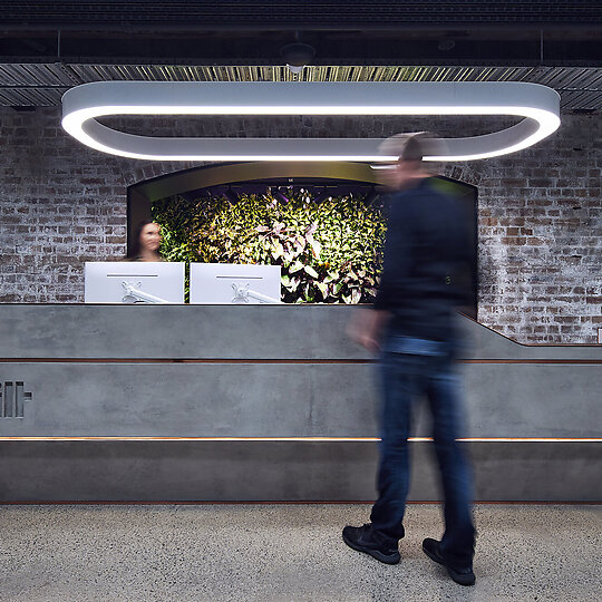 Interior photograph of Built Head Office by Toby Peet
