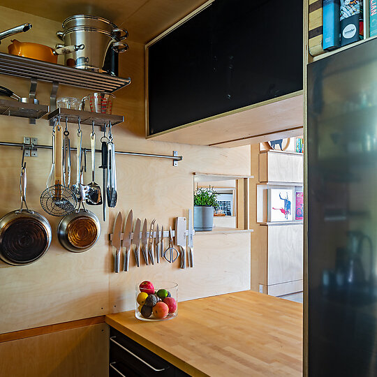 Interior photograph of beaCHalet by Guy Wilkinson Photography