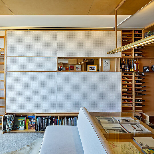 Interior photograph of beaCHalet by Guy Wilkinson Photography