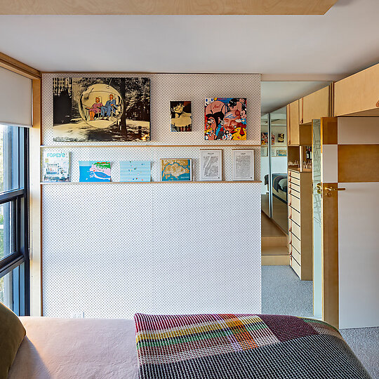 Interior photograph of beaCHalet by Guy Wilkinson Photography