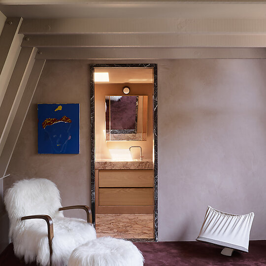 Interior photograph of Troye Sivan House by Anson Smart