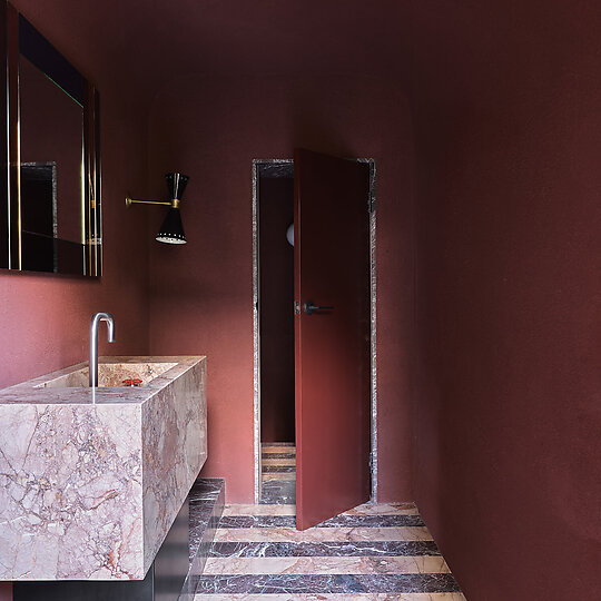 Interior photograph of Troye Sivan House by Anson Smart