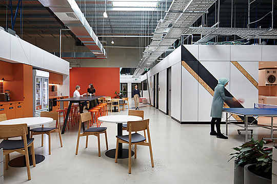 Interior photograph of The Hester Hornbook Academy by Tatjana Plitt