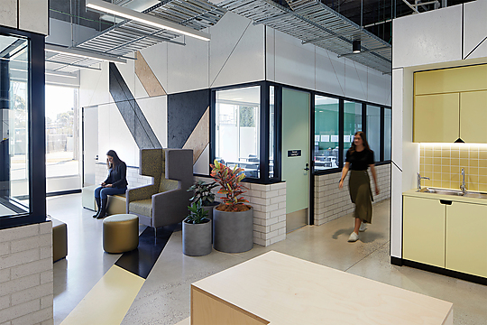 Interior photograph of The Hester Hornbook Academy by Tatjana Plitt