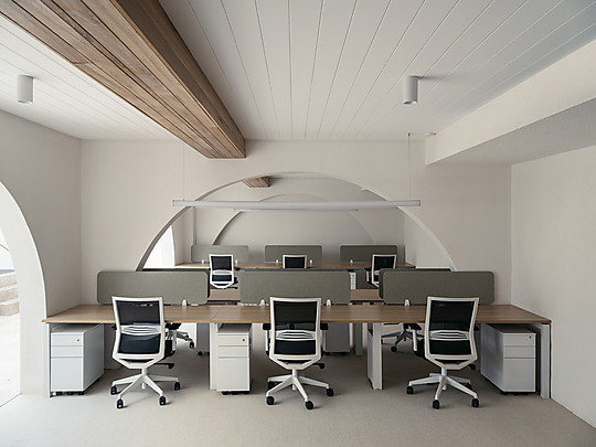 Interior photograph of Aje Office by Felix Forest