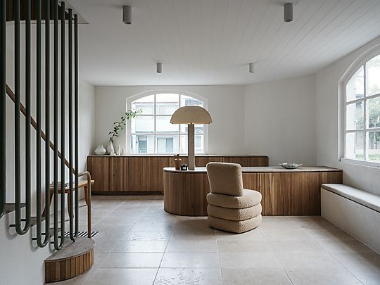 Interior photograph of Aje Office by Felix Forest