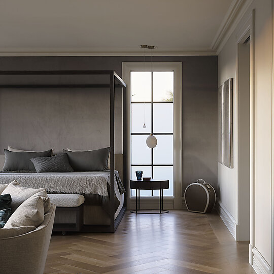 Interior photograph of Harbour View House by Anson Smart