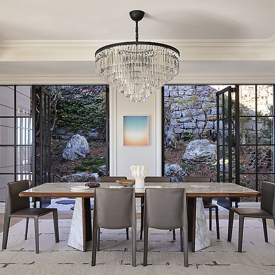Interior photograph of Harbour View House by Anson Smart