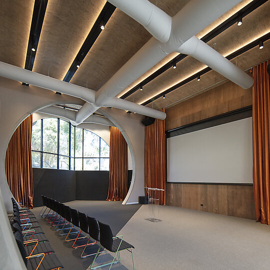 Interior photograph of Victorian Pride Centre by John Gollings