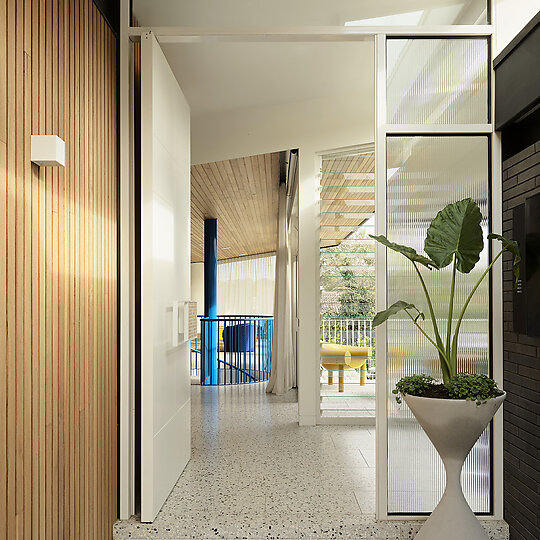 Interior photograph of Gloss House by Anson Smart. Styling: Sarah Weston