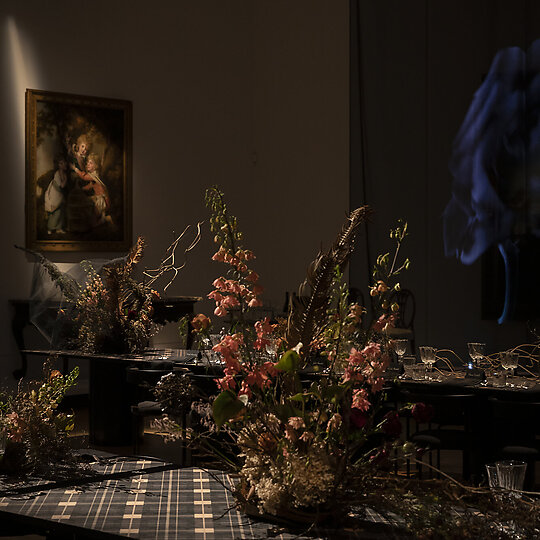 Interior photograph of NGV Gala 2022 by Marcel Aucar