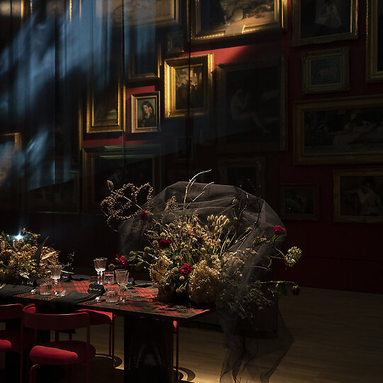 Interior photograph of NGV Gala 2022 by Marcel Aucar